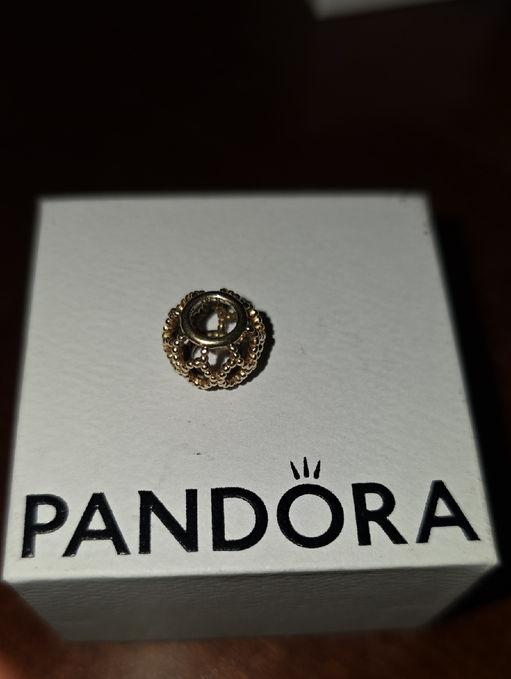 RETIRED PANDORA 14K GOLD WANDERLUST CHARM